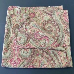 VTG Lauren Ralph Lauren Shower Curtain HERA Paisley Champaigne Fabric Cotton